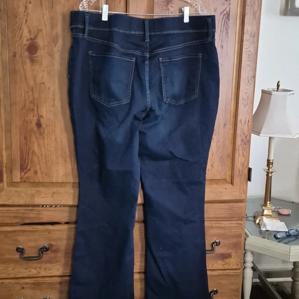 Terra&Sky Stretch Pull On Blue Jeans 1X